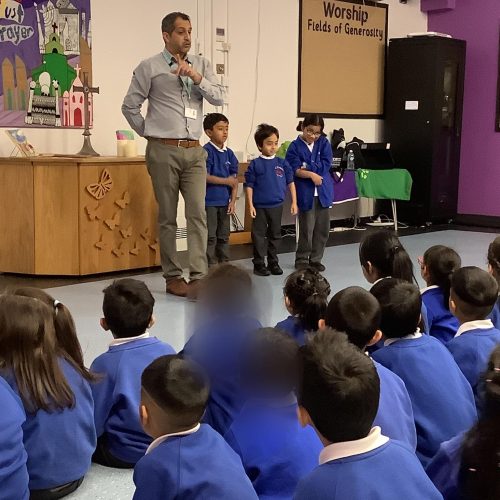 The sessions taught the children how viruses are spread and the importance of maintaining good hand hygiene.