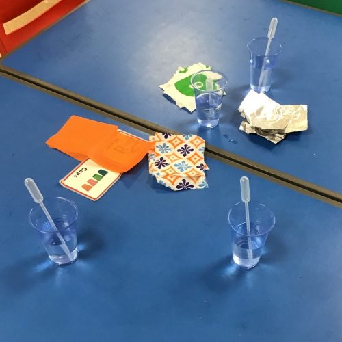 Science Investigation - Which material is waterproof?